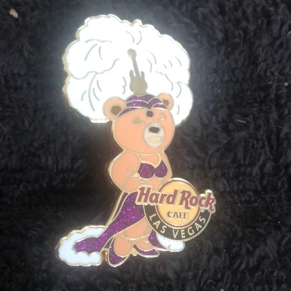 LAS VEGAS,Hard Rock Cafe Pin,Super Sexy Show Girl Bear,Must See - Picture 5 of 12